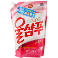 爱敬韩国进口（含柔顺因子）中性洗衣液袋装1.3L