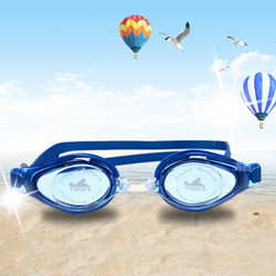 YINGFA 英发 泳镜 高清防雾舒适不勒头比赛训练 男女游泳眼镜 Y2900AF 蓝色