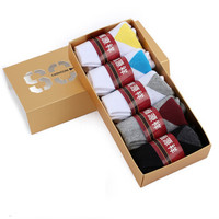 恒源祥袜子男士篮球袜春夏季低帮运动短袜浅口防滑隐形袜吸汗透气船袜5双装均码