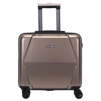 SUISSEWIN 轻盈旅行箱行李箱登机箱 SN6757E 18英寸 咖啡色