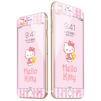 Hello Kitty 苹果8/7钢化膜 iPhone8/7碳纤维软边彩膜手机保护贴膜 早安凯蒂