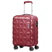 Samsonite 新秀丽 Tri-Go浮雕格纹 女士可扩展万向轮拉杆硬箱 I17*90001 赤豆红 20英寸