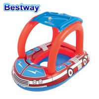 Bestway儿童游泳小船 宝宝游泳装备（1-2岁适用、UV防晒遮阳棚设计）34093