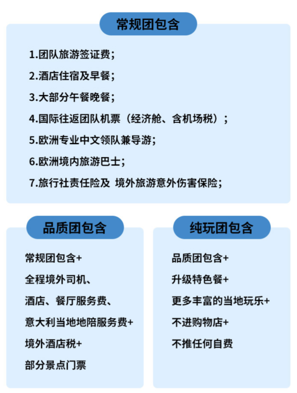 端午可订！全国联运-北上深西安-德国+法国+瑞士+意大利12-14天跟团游
