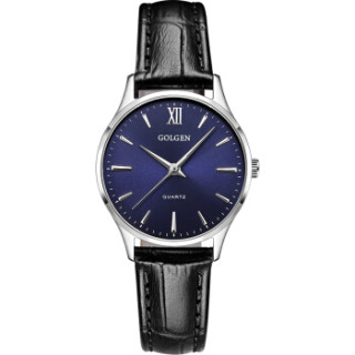 商品golgen 古尊 gn.19023l.pu皮带 女士石英手表