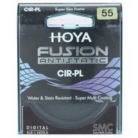 保谷（HOYA）uv镜  CPL偏振镜 滤镜 55mm FUSION[浮石]系列滤镜 偏振镜