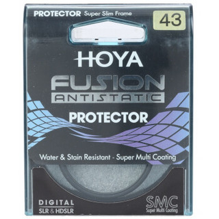 保谷（HOYA） 滤镜 43mm PROTECTOR   FUSION[浮石]系列滤镜 保护镜