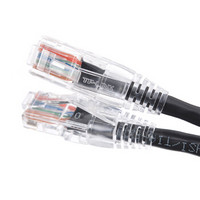TP-LINK TL-EC5e00-2(黑) 超五类非屏蔽网络跳线 工程级CAT5e类网线 2米纯铜 黑色