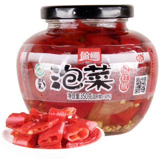 盈棚 四川泡菜 泡红椒 350g