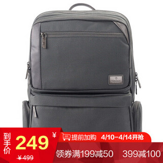 WXD 万信达 大容量商务休闲背包出差旅行包 WB07008 灰色