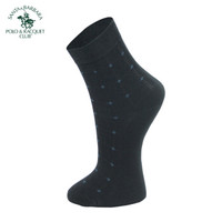 圣大保罗 正装商务男袜子 高筒棉袜男休闲吸汗透气短袜4条装PS-1369-4 混色 均码