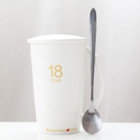 CHENGWENGE 承文閣 陶瓷杯 410ml 白色