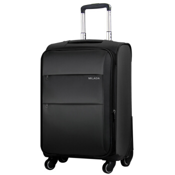 MILADA 万向轮拉杆箱防泼水行李箱 男女旅行箱子登机箱配密码锁ML6059 20英寸黑色
