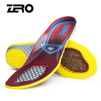 零度(ZERO)健康鞋垫男 男女款磁石红外线舒适透气功能鞋配件 D7303CE 枣红 38