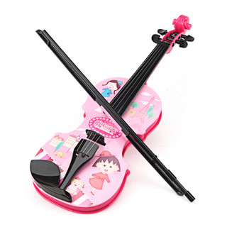 益米（YIMI）益智儿童吉他 仿真电动小提琴玩具早教益智玩具 粉NO.123
