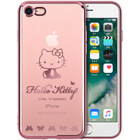 Hello Kitty 苹果7/8手机壳 iPhone7/8卡通保护套 电镀透明防摔壳 4.7英寸 小淘气