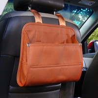博利良品（BLLP）汽车收纳袋 车用座椅储物袋 椅背置物袋杂物挂袋 BL1620 棕色