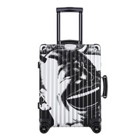 RIMOWA 铝镁合金登机箱拉杆箱 岳敏君限量版牛角款 97190019  20寸