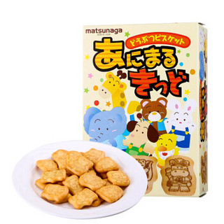 日本进口 松永 动物小饼干 35g 儿童休闲零食品