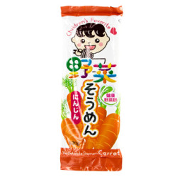 日本进口 播州 胡萝卜细挂面 儿童面条 120g *10件