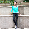 依琦莲春夏新款瑜伽服女套装3件套运动套装女健身服锦纶16725+16327+16706 蓝绿+黑+黑 XL