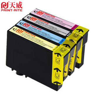 天威T0731墨盒 适用爱普生EPSON C79 C90 C110 CX3900 CX550 8300 打印机 黑色/青色/黄色/洋红四色套装