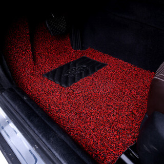 布雷什(BOLISH)汽车丝圈脚垫专车专用订制脚垫福克斯斯柯达君威起亚卡罗拉比亚迪ix35车垫厂家直发单片黑红