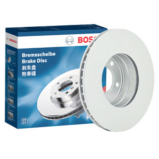 博世（BOSCH）刹车盘前盘带涂层 海马M5/马自达3星骋 厂商直送 0986T16026