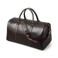 BUWEISI 布维斯 旅行包男士手提包横款欧美商务大容量 男包 s8031 棕色