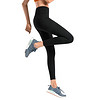 潮流假期 瑜伽服裤运动裤女瑜伽紧身裤健身显瘦跑步长裤子 FDM1902-黑色-高腰长裤-S