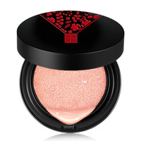 美康粉黛桃花气垫BB霜 遮瑕 持久不易脱妆 保湿 学生 裸妆 初学者 提亮肤色 桃粉15g*2