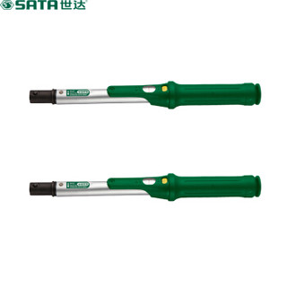 世达 SATA 96442 可换头预置式扭力扳手 进口扭力计5-25Nm（货期两周）