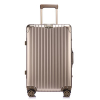 BOSTANTEN 波斯丹顿 铝镁合金拉杆箱 万向轮全铝箱商务行李箱20英寸男女旅行箱 B9181120 钛金经典款