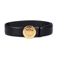 VERSACE 范思哲 奢侈品 春夏款 男士黑色牛皮美杜莎板扣皮带腰带 DCU4806 DVTP1 D41OH 100