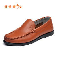 RED DRAGONFLY 红蜻蜓 舒适大众平底休闲男鞋皮鞋 WTA81312