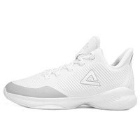 PEAK 匹克 男 篮球鞋低帮舒适减震耐磨球鞋复古运动鞋 DA810711 大白 43码