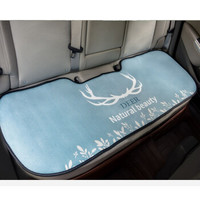 紫风铃 汽车坐垫夏季3D卡通无靠背冰丝汽车座垫四季通用单张长条 防滑免绑办公座椅垫KT 三人长垫 鹿角