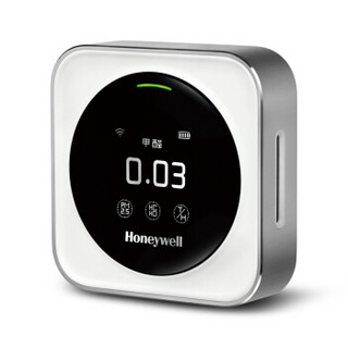 霍尼韦尔（Honeywell）PM2.5甲醛空气质量检测仪室内温度湿度检测器 WIFI联网APP操控车载家用空气侦探HAQSPF