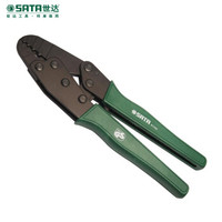 世达（SATA）电工手动工具钳子 多功能强力网线接头压著钳精密压接钳 91106 现货
