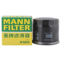 曼牌滤清器 曼牌（MANNFILTER）机油滤清器机滤机油滤芯W6024适用长安铃木羚羊/雨燕1.3L厂家直发