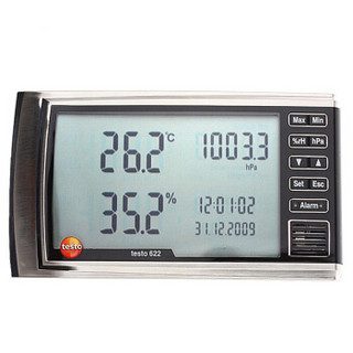 德图 testo622 环境气象仪温湿度计工业环境大气压力表大屏幕 数字式温湿度大气压力表