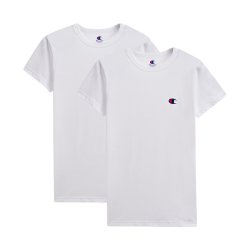 Champion 男童纯色圆领短袖2件装 