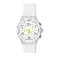 斯沃琪(Swatch)手表 风尚系列 石英男表 雪原极光YCS4051