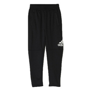 Adidas阿迪达斯童装中小男童2018春季纯色针织运动休闲长裤BP9332 000 116