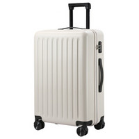 MILADA 旅行箱拉杆箱 男女万向轮行李箱子密码箱登机箱D9603 20英寸象牙白