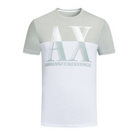 ARMANI EXCHANGE阿玛尼奢侈品男士短袖针织T恤衫3ZZTCG-ZJA5Z WHITE-2955 L