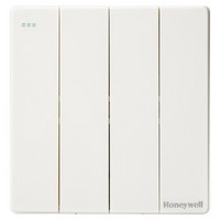 Honeywell 霍尼韦尔 境尚系列 开关插座面板 四开双控 白色