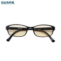 美国QUARK防蓝光防紫外线眼睛轻松舒适防眩光漫射光中老年老视阅读老花远视眼镜 黑色 300
