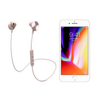 Apple iPhone 8 Plus搭配i.am+ Buttons 未来 无线蓝牙入耳式耳机 监听耳机套装