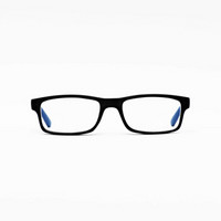 英国众慕（Z-ZOOM）时尚方框简约防蓝光老花眼镜男女通用舒适防紫外线防辐射老视镜09351 黑蓝色100度